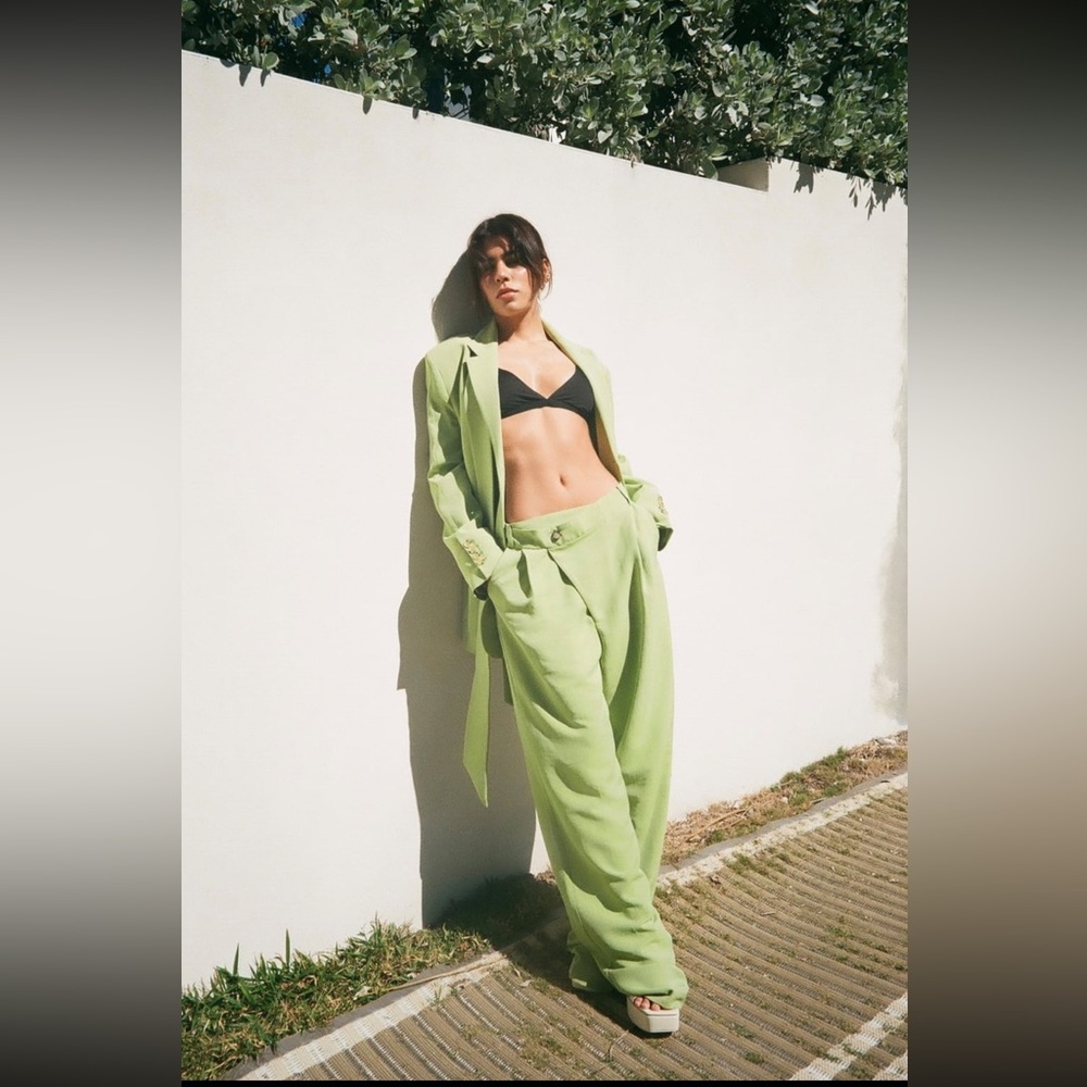 Full Length Pants - Pistachio